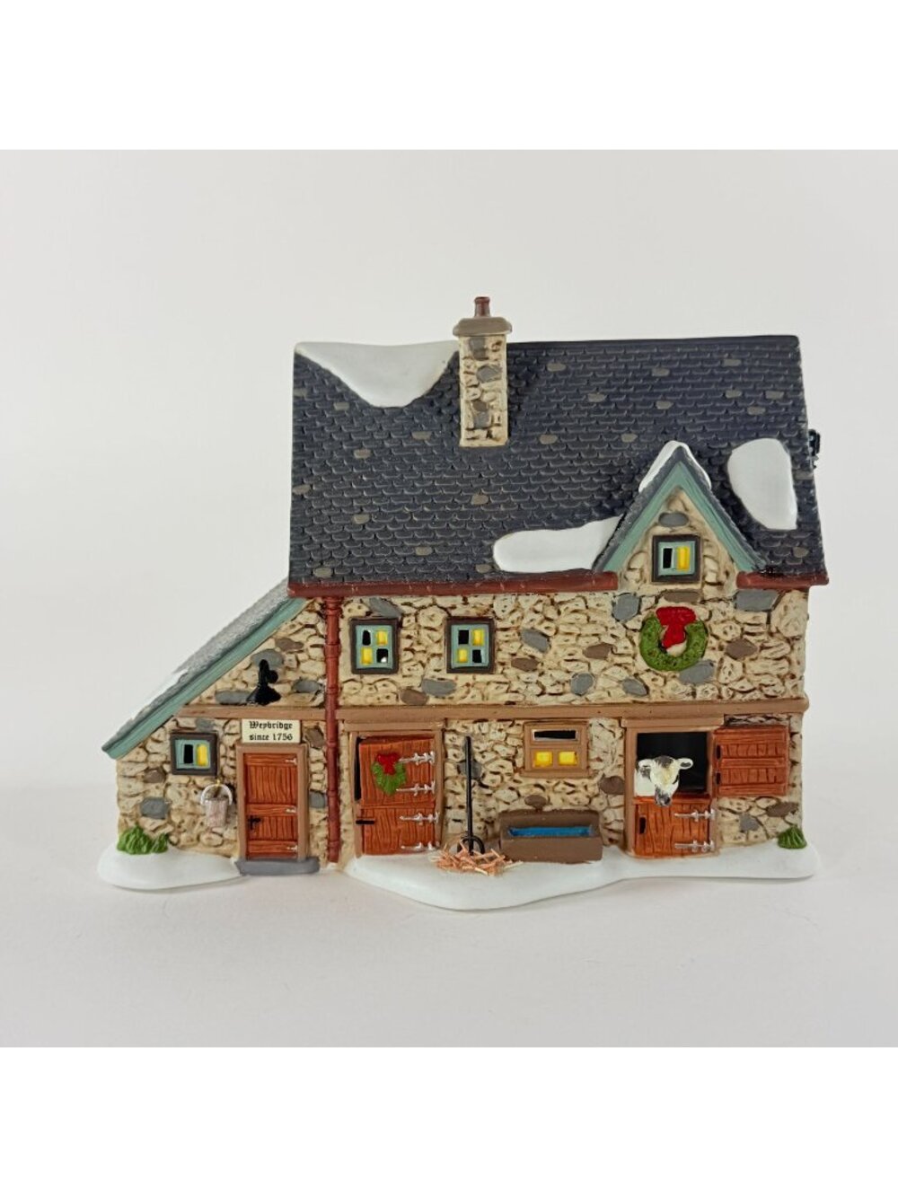 Dept 56 Huffam Fields Farm 6009743 Dickens Village Christmas Building No Box